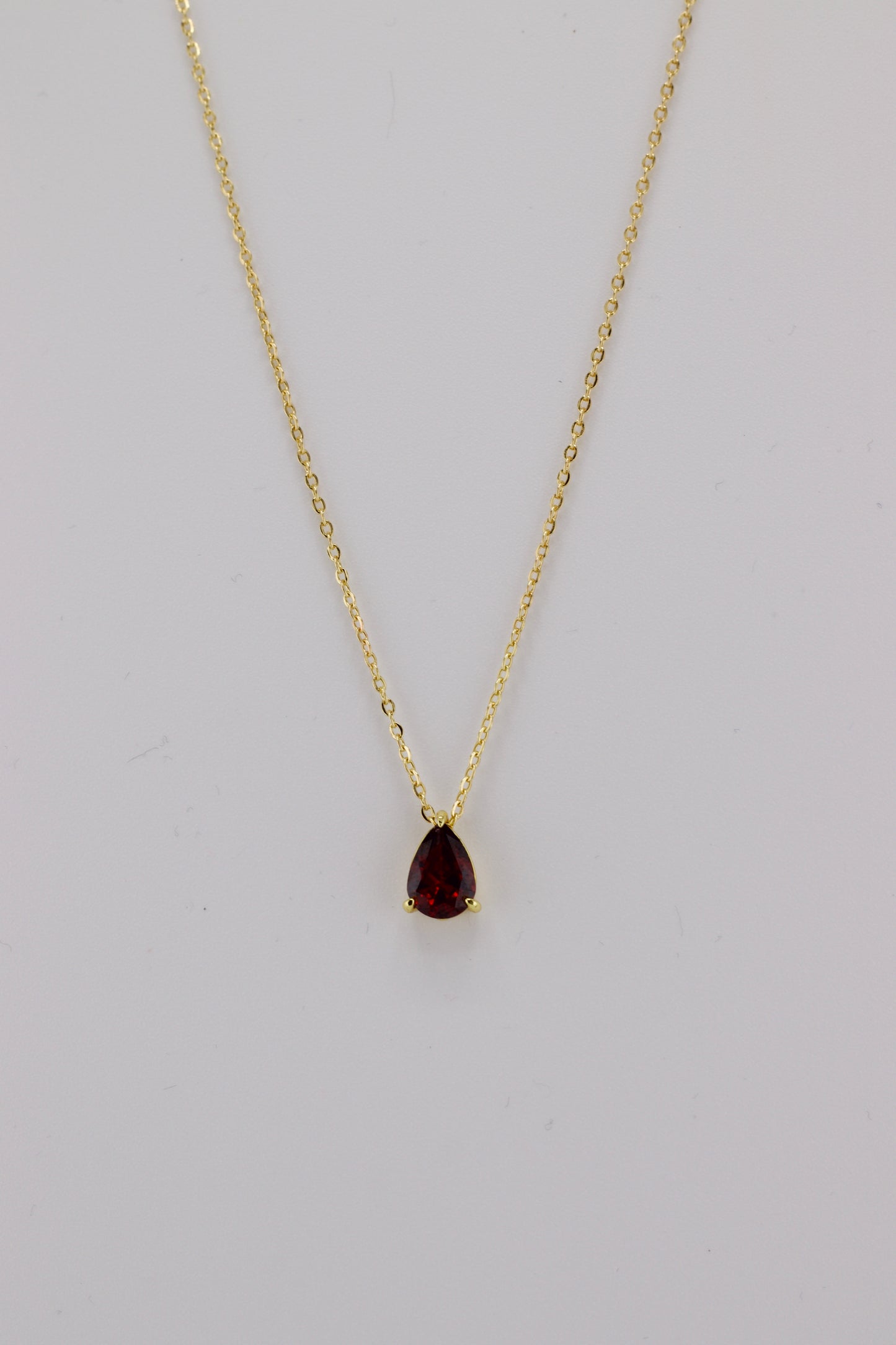 July Birthstone Pendant Necklace